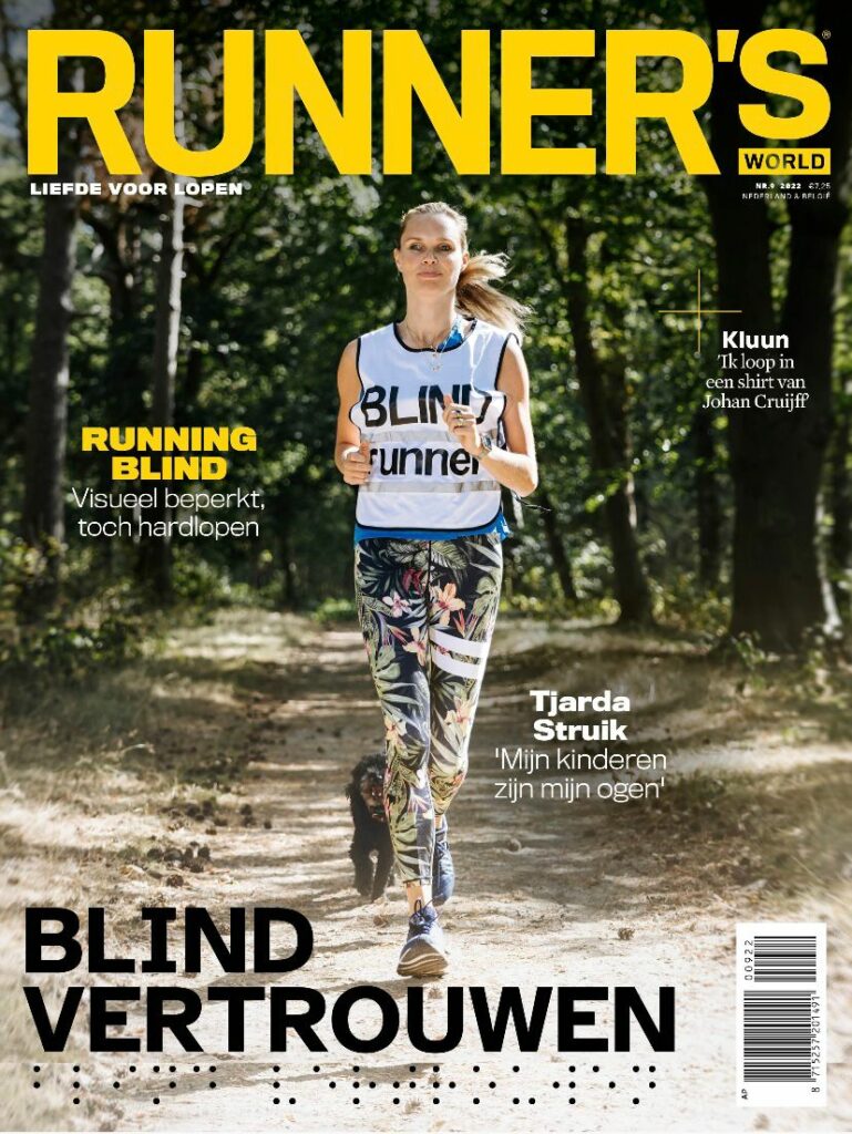 Runners World Over running blind (inclusief cover) Tjarda Struik